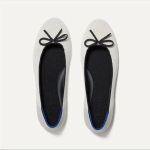 Rothy’s Diamond Metallic Ballet Flats